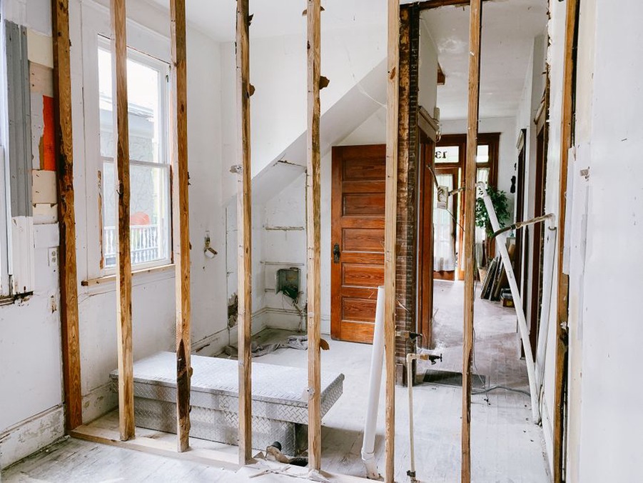 Renovating a historic building in an urban setting