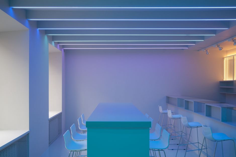 Minimalistic interior with clean lines