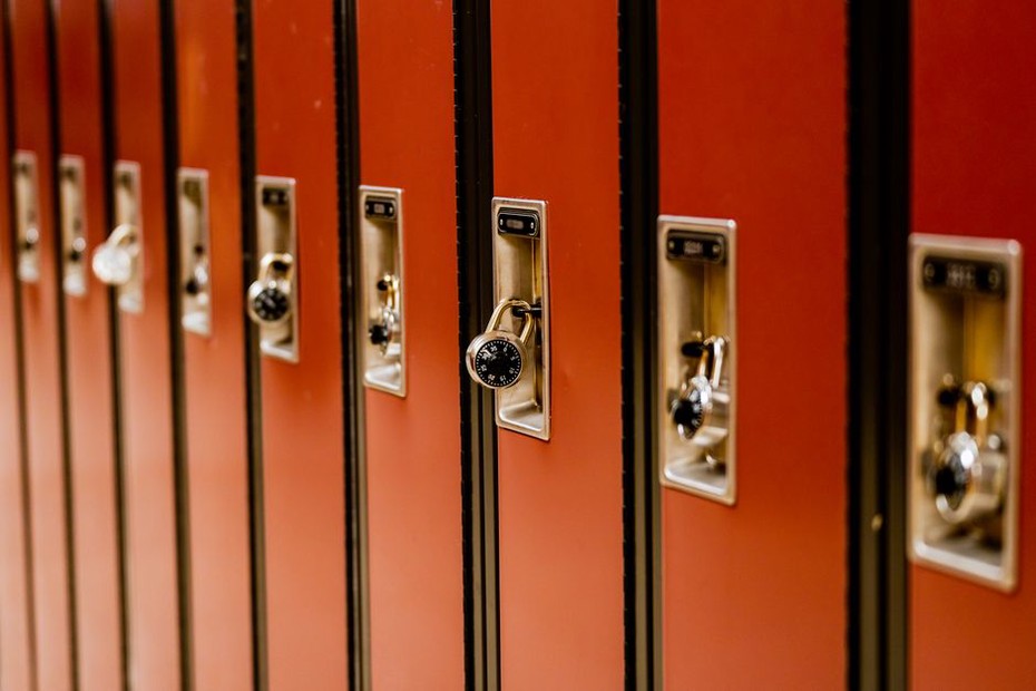 Surveillance cameras and access control systems in a school