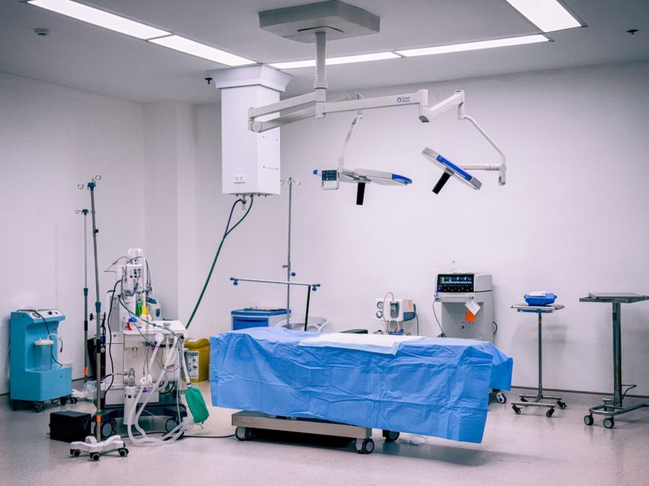 A modern hospital with digital wayfinding systems