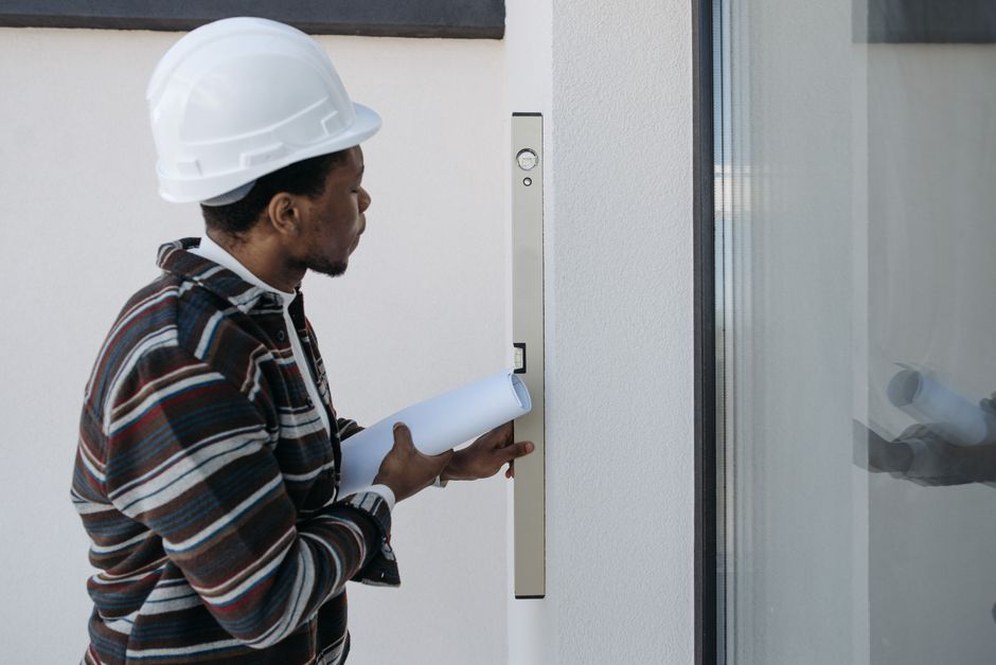 Site team checking coordinated construction documents