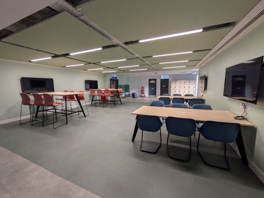Students working in adaptable learning zones