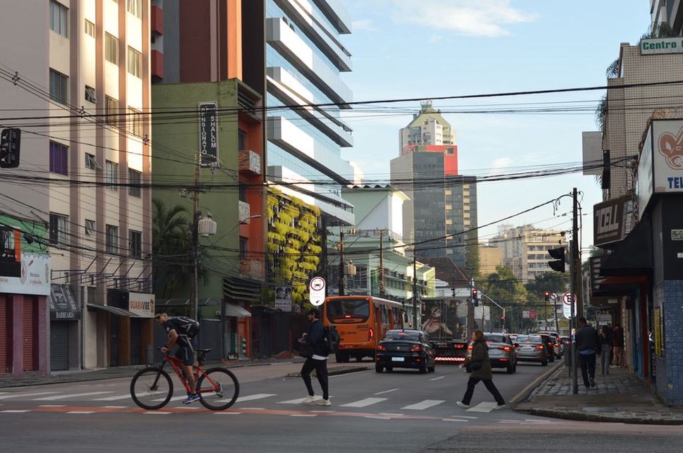 A mixed-use building with accessible street-level entrances