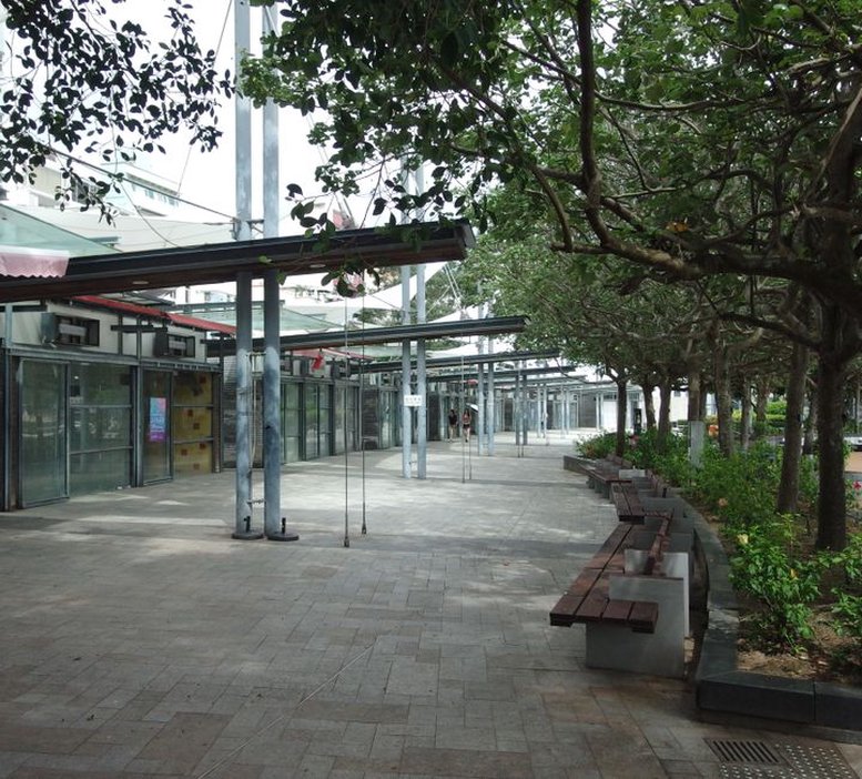 Shaded seating supports both rest and movement