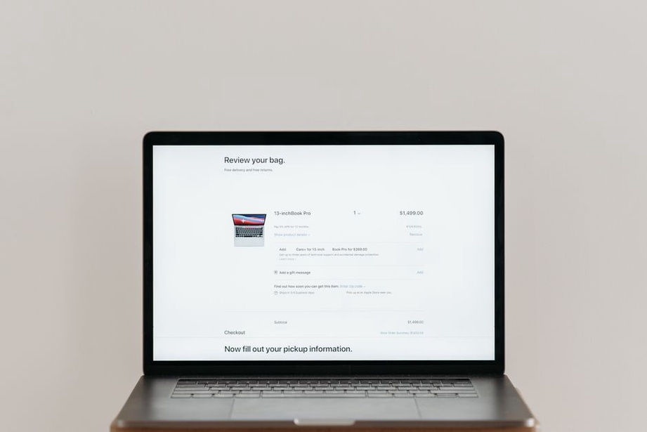 A project page checked on a staging website